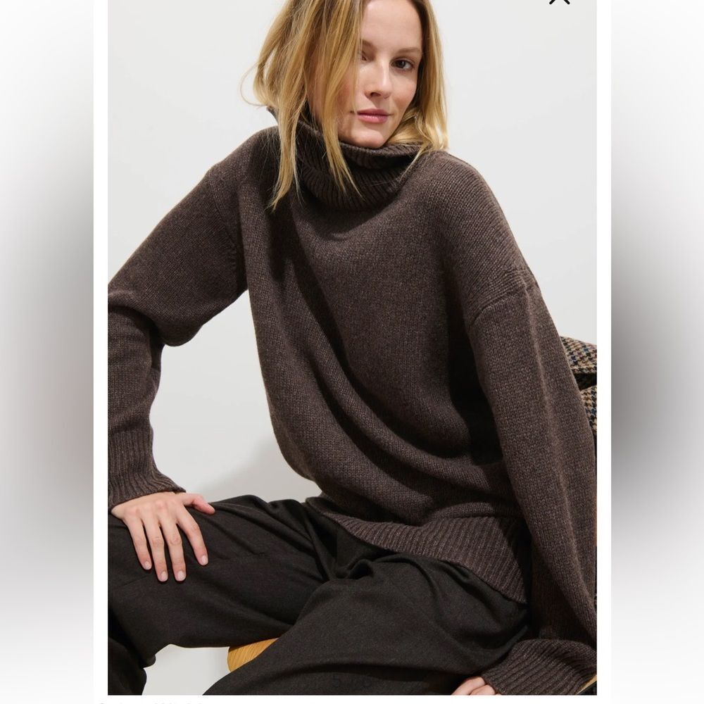 Alex Mill Nottinghill Merino Wool Blend Turtleneck Sweater